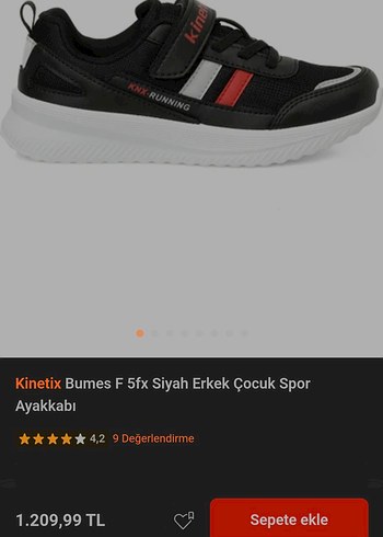 Kinetix Siyah Erkek Çocuk Spor Ayakkabı - Görsel 4
