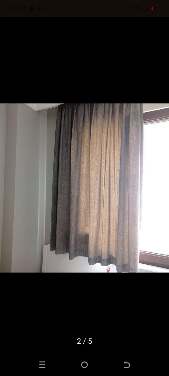 Brillant Gri Perde Blackout - Görsel 3