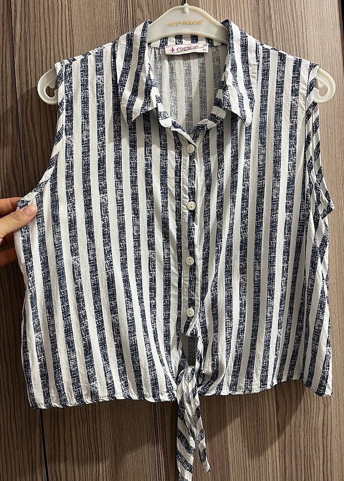 crop gömlek - Görsel 2