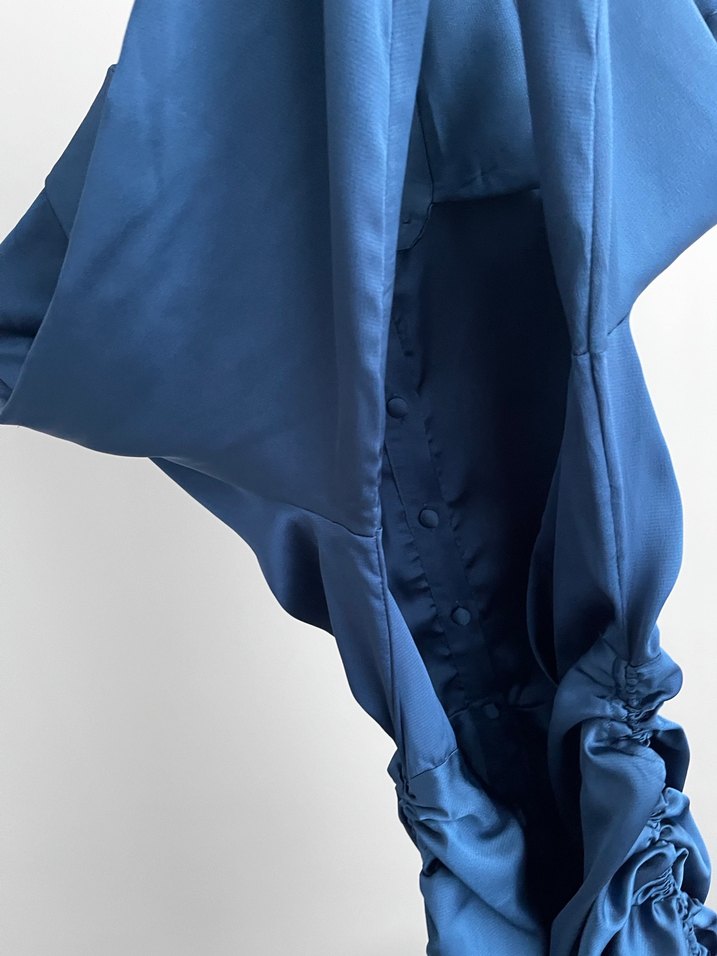 Saten elbise - Görsel 4