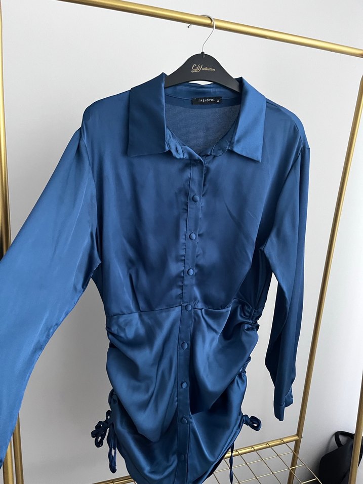 Saten elbise - Görsel 3