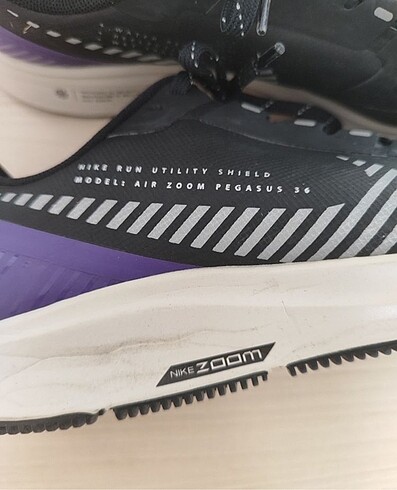 NİKE PEGASUS 36 SHIELD 38.5 NO 24.5 CM - Görsel 5