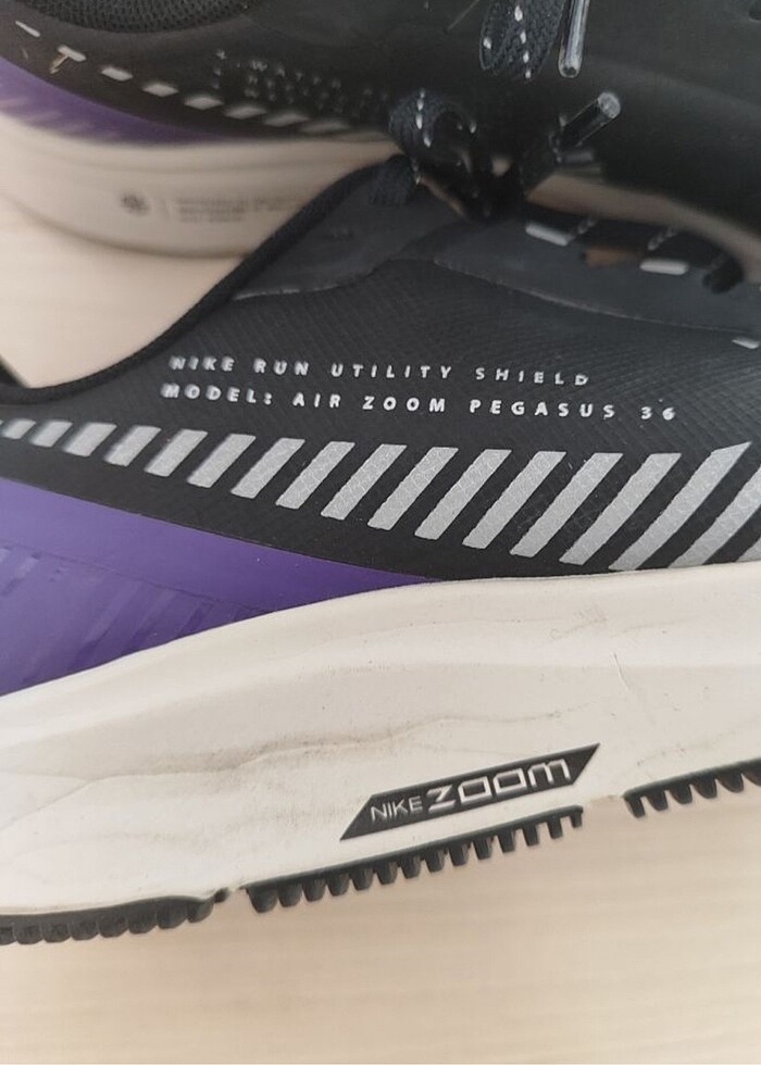 NİKE PEGASUS 36 SHIELD 38.5 NO 24.5 CM - Görsel 5