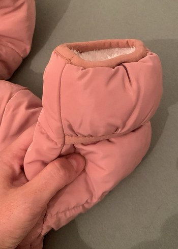 Pembe Kız Bebek Kapüşonlu Tulum - Görsel 3