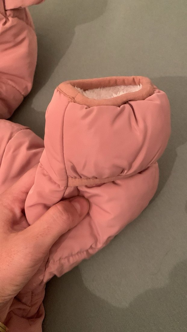 Pembe Kız Bebek Kapüşonlu Tulum - Görsel 3