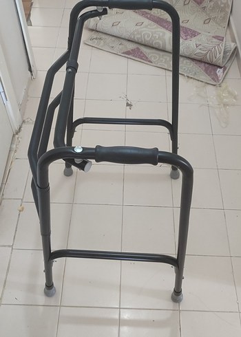 Beden siyah Renk BGM Katlanabilir Siyah Hasta Yürüteci