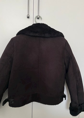 Stradivarius Siyah Kürklü Mont