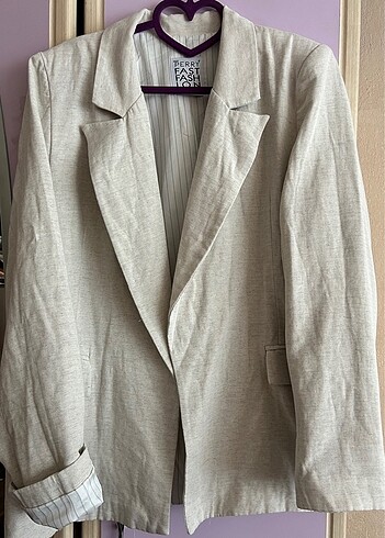 Taş Rengi Blazer Ceket