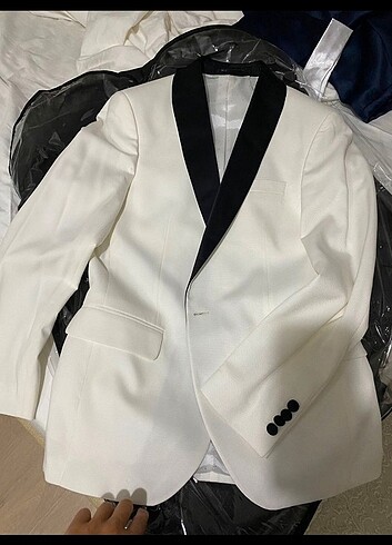 ALTINYILDIZ BEYAZ SYAH SMOKİN DAMATLIK - Görsel 4
