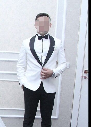 ALTINYILDIZ BEYAZ SYAH SMOKİN DAMATLIK - Görsel 7