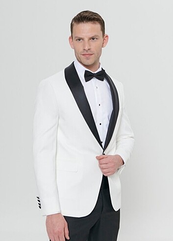 ALTINYILDIZ BEYAZ SYAH SMOKİN DAMATLIK - Görsel 3