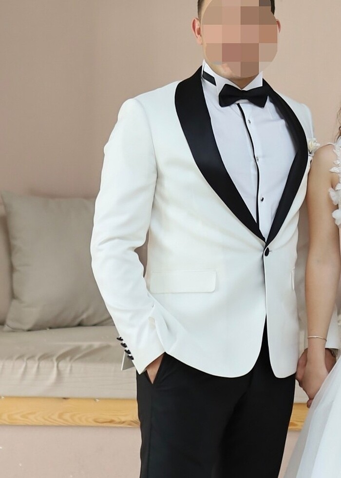 ALTINYILDIZ BEYAZ SYAH SMOKİN DAMATLIK - Görsel 5