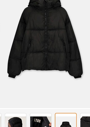 PULL&BEAR Kapüşonlu Şişme Kadın MONT
