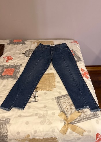 Kadın Lacivert Denim Jean Pantolon