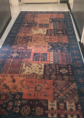 American Vintage Renkli Bohem Desenli Halı