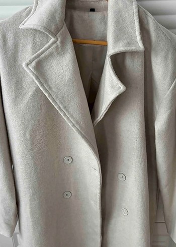 Bej Uzun Kadın kaban - Görsel 4