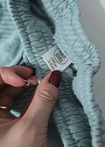 Erkek Kamuflaj Desenli mint Bol Kesim Pantolon - Görsel 4