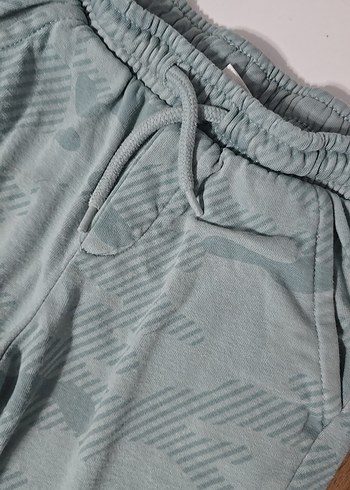 Erkek Kamuflaj Desenli mint Bol Kesim Pantolon - Görsel 2