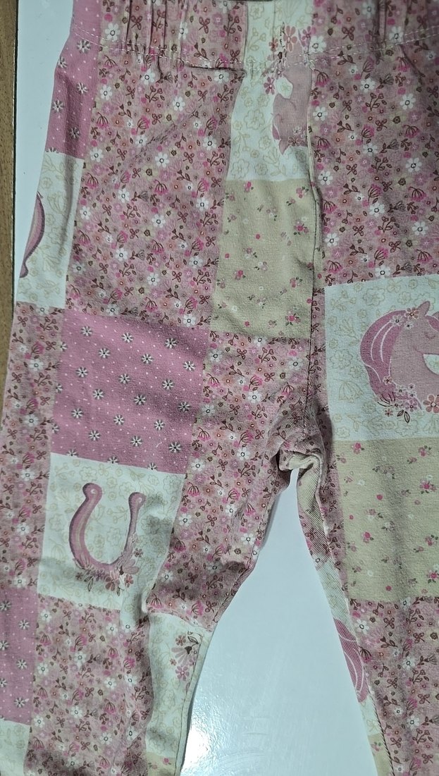 Dantel Detaylı Bohem Kız Taytı kapri - Görsel 3