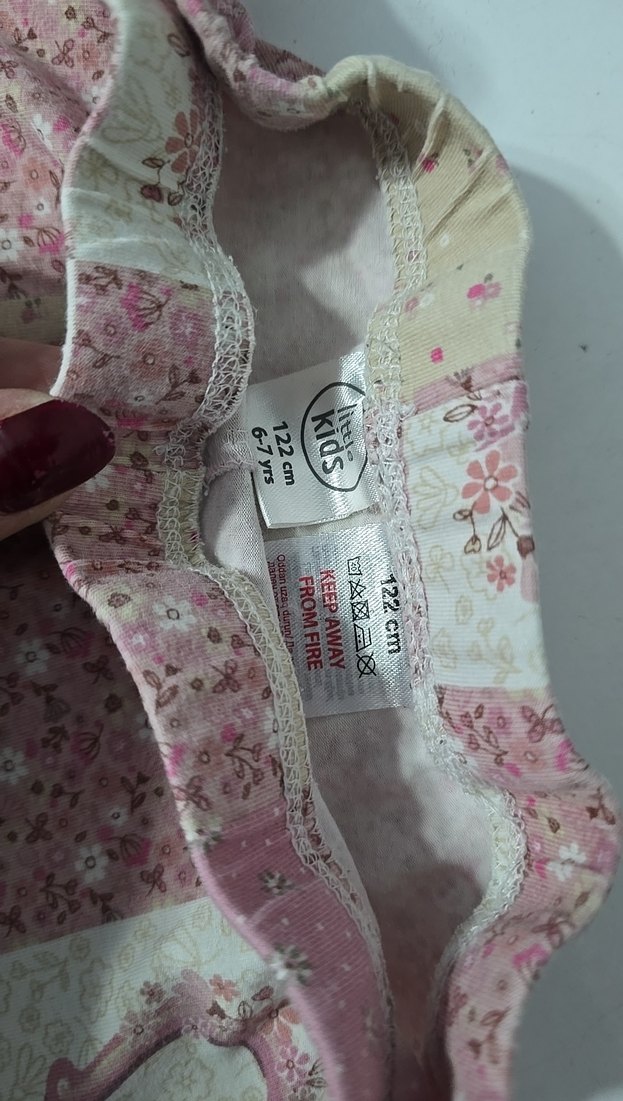 Dantel Detaylı Bohem Kız Taytı kapri - Görsel 4