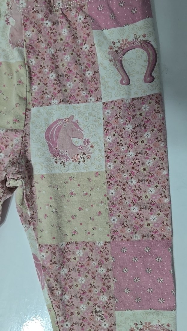 Dantel Detaylı Bohem Kız Taytı kapri - Görsel 2