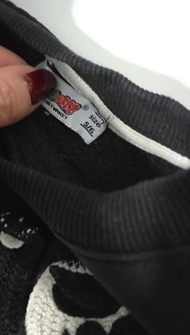 kızÇocuk Siyah Triko Sweatshirt - Görsel 4