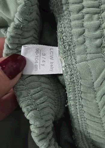 Erkek Çocuk Rahat Kesim Haki Eşofman Altı - Görsel 2