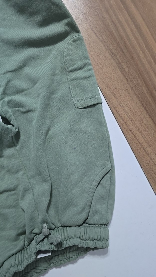 Erkek Çocuk Rahat Kesim Haki Eşofman Altı - Görsel 3