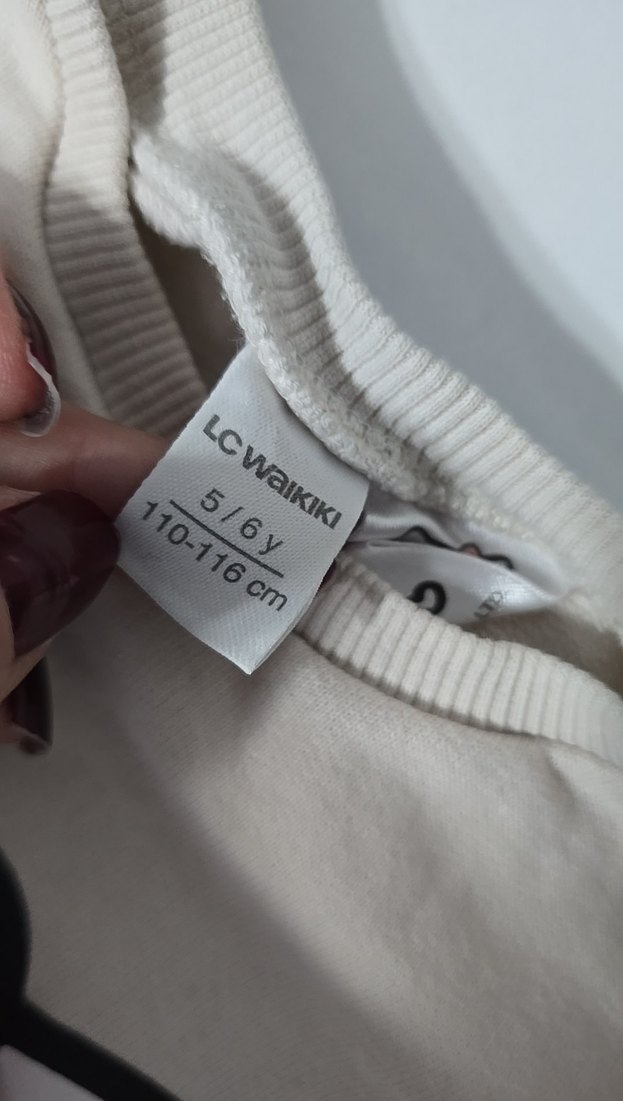 Kız Çocuk Gri Hello Kitty Sweatshirt - Görsel 4