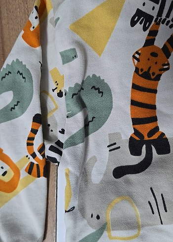 Erkek Çocuk Baskılı Gri Sweatshirt - Görsel 4