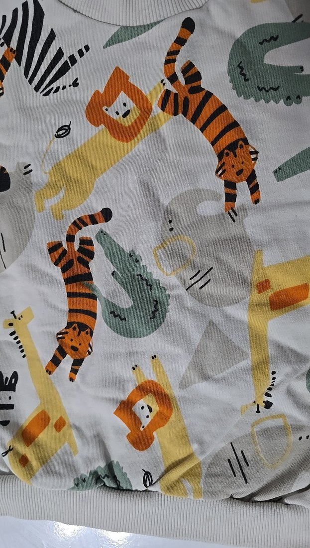 Erkek Çocuk Baskılı Gri Sweatshirt - Görsel 2