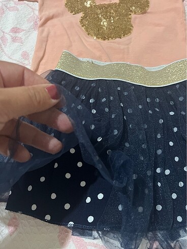3 Yaş Beden Tshirt ve etek takım