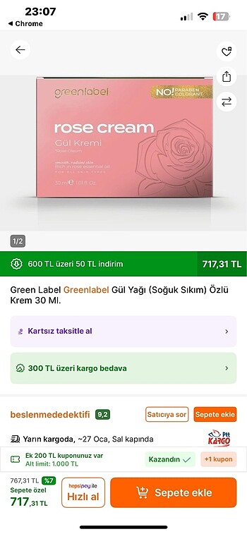 Rose crem - Görsel 2