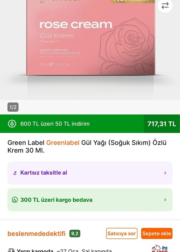 Rose crem - Görsel 2