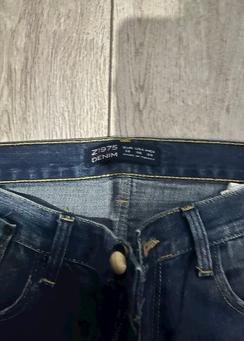 Kadın Mavi Bol Kesim Kot Pantolon - Görsel 5