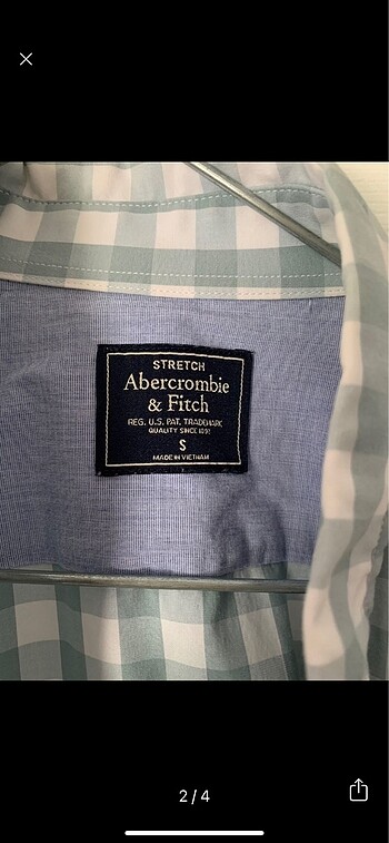 Abercrombie & Fitch Abercrombie&fitch orjinal erkek gömlek ekose