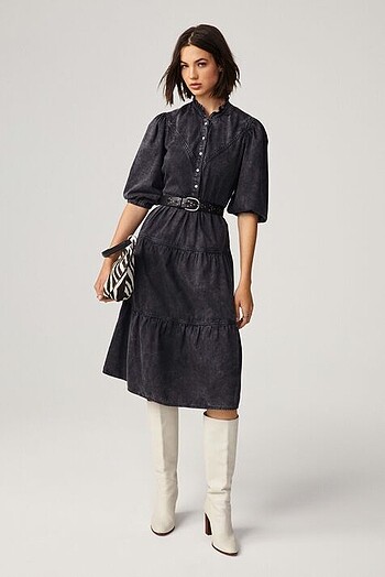Ba&Sh Paris Willow Midi Elbise