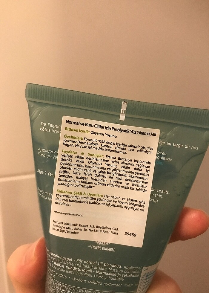 Yves rocher yüz yıkama jeli - Görsel 2