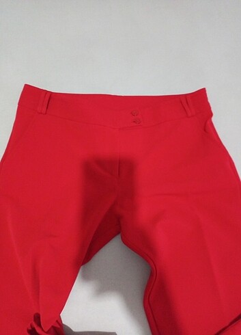 xl Beden Kırmızı pantolon 