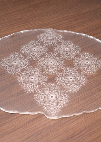 Dantel Model Epoksi Tepsi - Görsel 2