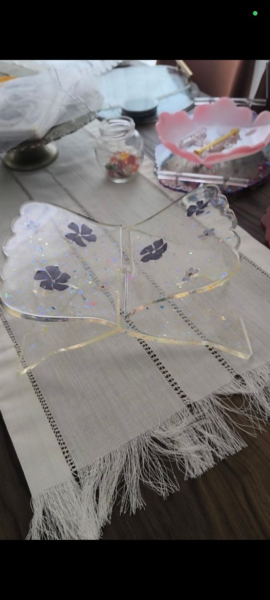 Kurutulmuş Çiçekli Rahle - Görsel 2