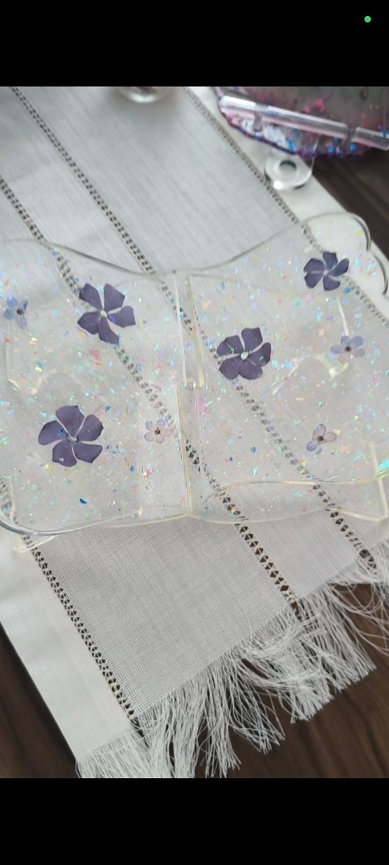 Kurutulmuş Çiçekli Rahle - Görsel 3