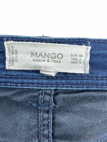 38 Beden lacivert Renk Mango Jean / Kot %70 İndirimli.