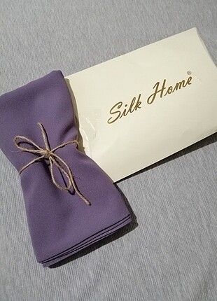 Silk home medine ipeği lila şal 