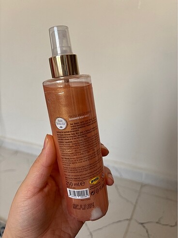 Bee Beauty Işıltılı vücut spreyi