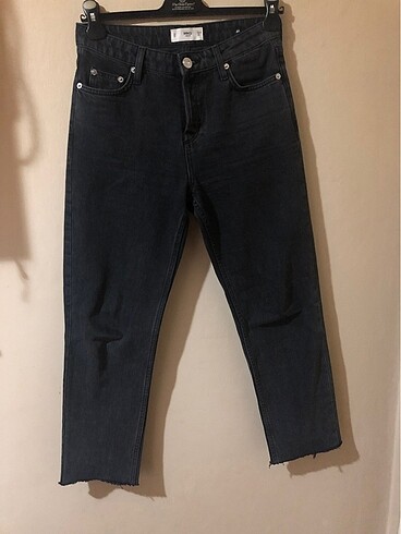 34 Beden siyah Renk Mango Düz Paça Kot Jeans