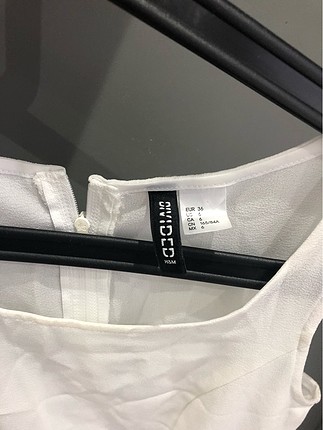 s Beden beyaz Renk H&M elbise
