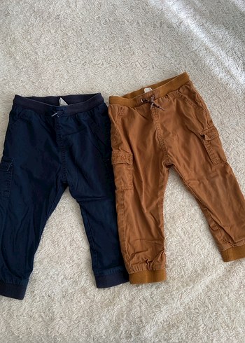 H&M Erkek Çocuk Rahat Kesim Kahverengi Pantolon