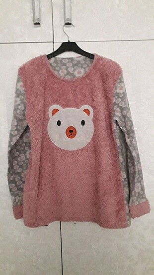 peluş pijama üstü 