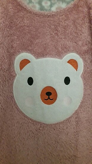 l Beden peluş pijama üstü